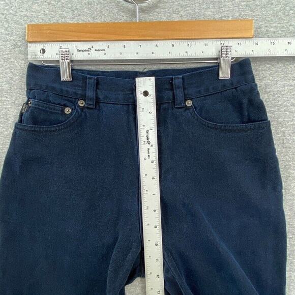 Ralph Lauren Jeans Women 6 Blue Dark Wash Denim Straight Leg Mid Rise Stretch - Picture 6 of 10